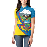 Ecuador Independence Day Personalized Women Polo Shirt Pro Deo Patria et Libertate - Wonder Print Shop