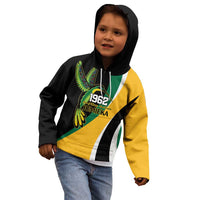 Jamaica Independence Day Personalized Kid Hoodie Green and Yellow Tribal Hummingbird - Wonder Print Shop
