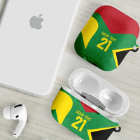 Golden Jaguars Fan Pride Custom AirPods Case Support Green Gold and Glory - Wonder Print Shop