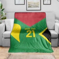 Golden Jaguars Fan Pride Custom Blanket Support Green Gold and Glory - Wonder Print Shop