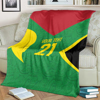 Golden Jaguars Fan Pride Custom Blanket Support Green Gold and Glory - Wonder Print Shop