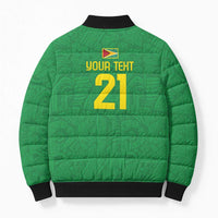 Golden Jaguars Fan Pride Custom Bomber Puffer Jacket Support Green Gold and Glory - Wonder Print Shop