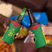 Golden Jaguars Fan Pride Custom 4 in 1 Can Cooler Tumbler Support Green Gold and Glory - Wonder Print Shop