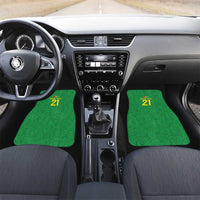 Golden Jaguars Fan Pride Custom Car Mats Support Green Gold and Glory - Wonder Print Shop