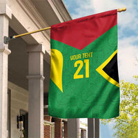 Golden Jaguars Fan Pride Custom Garden Flag Support Green Gold and Glory - Wonder Print Shop