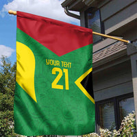 Golden Jaguars Fan Pride Custom Garden Flag Support Green Gold and Glory - Wonder Print Shop