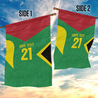 Golden Jaguars Fan Pride Custom Garden Flag Support Green Gold and Glory - Wonder Print Shop