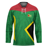 Golden Jaguars Fan Pride Custom Hockey Jersey Support Green Gold and Glory - Wonder Print Shop