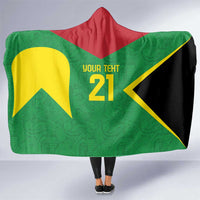 Golden Jaguars Fan Pride Custom Hooded Blanket Support Green Gold and Glory - Wonder Print Shop