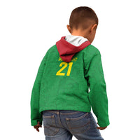 Golden Jaguars Fan Pride Custom Kid Hoodie Support Green Gold and Glory - Wonder Print Shop