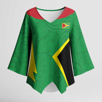 Golden Jaguars Fan Pride Custom Kimono Sleeve Blouse Support Green Gold and Glory - Wonder Print Shop