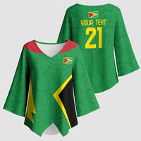 Golden Jaguars Fan Pride Custom Kimono Sleeve Blouse Support Green Gold and Glory - Wonder Print Shop