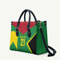 Golden Jaguars Fan Pride Custom Leather Bag Support Green Gold and Glory - Wonder Print Shop