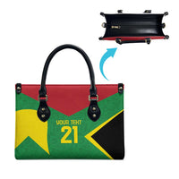 Golden Jaguars Fan Pride Custom Leather Bag Support Green Gold and Glory - Wonder Print Shop