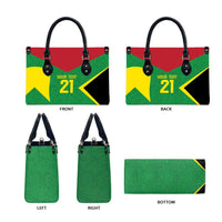Golden Jaguars Fan Pride Custom Leather Bag Support Green Gold and Glory - Wonder Print Shop