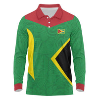 Golden Jaguars Fan Pride Custom Long Sleeve Polo Shirt Support Green Gold and Glory - Wonder Print Shop