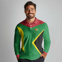 Golden Jaguars Fan Pride Custom Long Sleeve Polo Shirt Support Green Gold and Glory - Wonder Print Shop