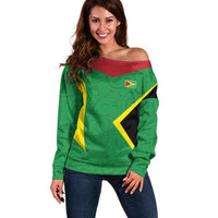 Golden Jaguars Fan Pride Custom Off Shoulder Sweater Support Green Gold and Glory - Wonder Print Shop