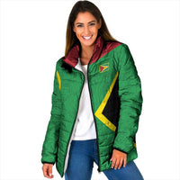 Golden Jaguars Fan Pride Custom Padded Jacket Support Green Gold and Glory - Wonder Print Shop