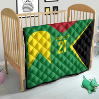 Golden Jaguars Fan Pride Custom Quilt Support Green Gold and Glory - Wonder Print Shop