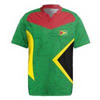 Golden Jaguars Fan Pride Custom Rugby Jersey Support Green Gold and Glory - Wonder Print Shop