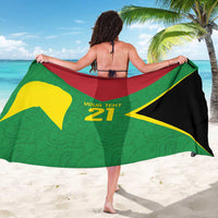 Golden Jaguars Fan Pride Custom Sarong Support Green Gold and Glory - Wonder Print Shop