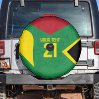 Golden Jaguars Fan Pride Custom Spare Tire Cover Support Green Gold and Glory - Wonder Print Shop