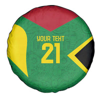 Golden Jaguars Fan Pride Custom Spare Tire Cover Support Green Gold and Glory - Wonder Print Shop