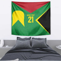Golden Jaguars Fan Pride Custom Tapestry Support Green Gold and Glory - Wonder Print Shop