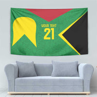 Golden Jaguars Fan Pride Custom Tapestry Support Green Gold and Glory - Wonder Print Shop