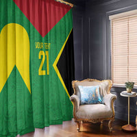 Golden Jaguars Fan Pride Custom Window Curtain Support Green Gold and Glory - Wonder Print Shop