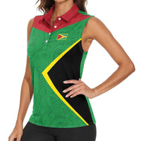 Golden Jaguars Fan Pride Custom Women Sleeveless Polo Shirt Support Green Gold and Glory - Wonder Print Shop