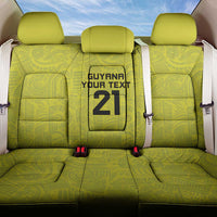 Golden Jaguars Football Custom Back Car Seat Cover Proud of Guyana - Wonder Print Shop