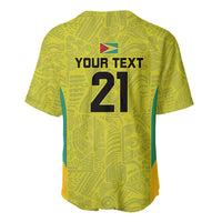 Golden Jaguars Football Custom Baseball Jersey Proud of Guyana - Wonder Print Shop