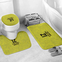 Golden Jaguars Football Custom Bathroom Set Proud of Guyana - Wonder Print Shop
