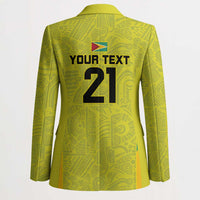 Golden Jaguars Football Custom Blazer Proud of Guyana - Wonder Print Shop