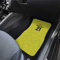 Golden Jaguars Football Custom Car Mats Proud of Guyana - Wonder Print Shop