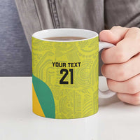 Golden Jaguars Football Custom Ceramic Mug Proud of Guyana - Wonder Print Shop