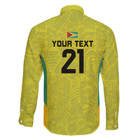 Golden Jaguars Football Custom Family Matching Summer Maxi Dress and Hawaiian Shirt Proud of Guyana - Wonder Print Shop