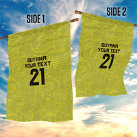 Golden Jaguars Football Custom Garden Flag Proud of Guyana - Wonder Print Shop
