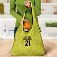 Golden Jaguars Football Custom Grocery Bag Proud of Guyana - Wonder Print Shop