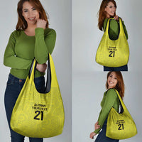 Golden Jaguars Football Custom Grocery Bag Proud of Guyana - Wonder Print Shop