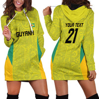 Golden Jaguars Football Custom Hoodie Dress Proud of Guyana - Wonder Print Shop