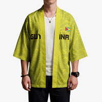 Golden Jaguars Football Custom Kimono Proud of Guyana - Wonder Print Shop