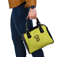 Golden Jaguars Football Custom Shoulder Handbag Proud of Guyana - Wonder Print Shop
