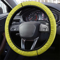 Golden Jaguars Football Steering Wheel Cover Proud of Guyana - Wonder Print Shop