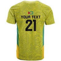 Golden Jaguars Football Custom T Shirt Proud of Guyana - Wonder Print Shop