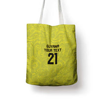 Golden Jaguars Football Custom Tote Bag Proud of Guyana - Wonder Print Shop