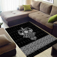 Vikings from Yorkshire Area Rug Black Spirit of Jorvik - Wonder Print Shop