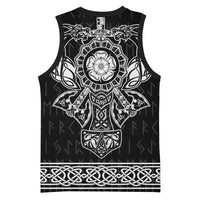 Vikings from Yorkshire Basketball Jersey Black Spirit of Jorvik - Wonder Print Shop
